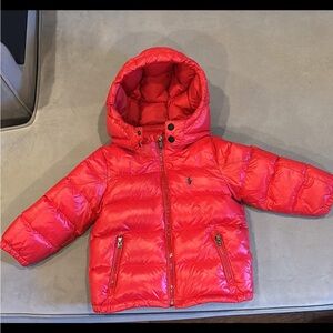 Polo by Ralph Lauren Vibrant Red Puffer Jacket